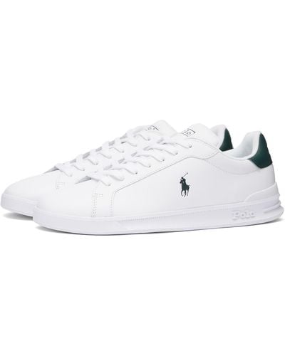 Polo Ralph Lauren Heritage Court Trainers - White
