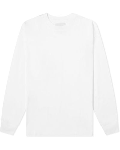 Studio Nicholson Long Sleeve Javelin T-Shirt - White