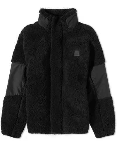 Rains Kofu Fleece Jacket - Black
