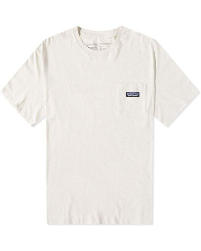 Patagonia Regenerative Cotton Pocket T-Shirt Birch - White