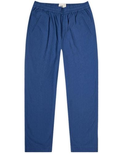 Folk Drawcord Assembly Trousers - Blue