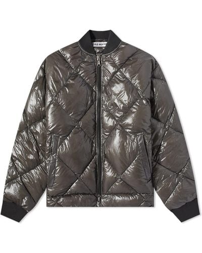 Cole Buxton Cb Quilted Bomber Jacket - Black