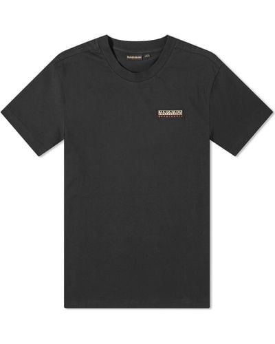 Napapijri Iaato Logo T-Shirt - Black