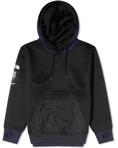 The North Face X Undercover Soukuu Dot Knit Double Hoodie Tnf/Aviator - Black