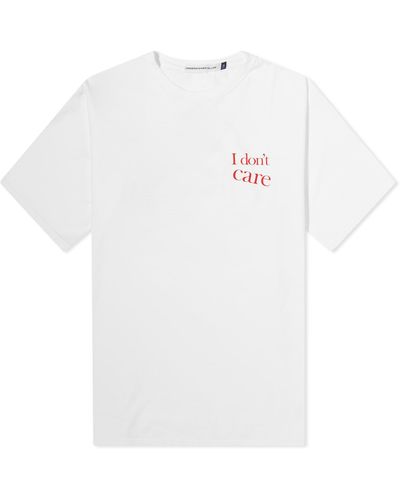 Undercover I Don'T Care T-Shirt - White
