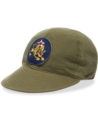 The Real McCoys Flying Tigers A-3 Cap - Green