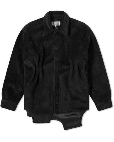 Maison Margiela Fleece Overshirt - Black