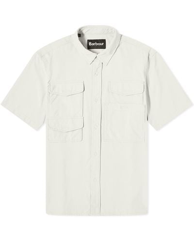 Barbour Lisle Safari Short Sleeve Shirt - White