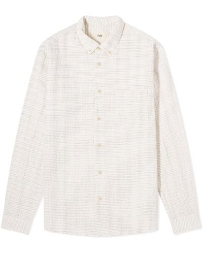 Folk Relaxed Fit Shirt - White