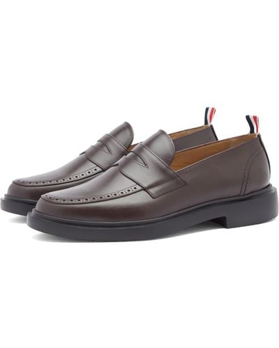 Thom Browne Classic Penny Loafer - Brown