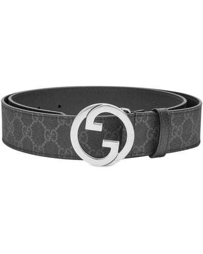Gucci G Logo Blondie Monogram Belt - Black