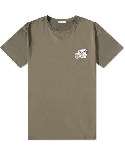Moncler Multi Logo T-Shirt - Green