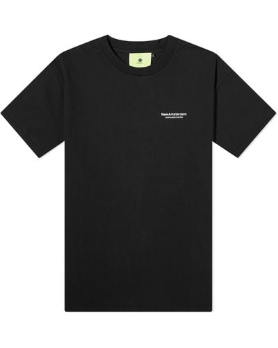 New Amsterdam Surf Association Name T-Shirt - Black