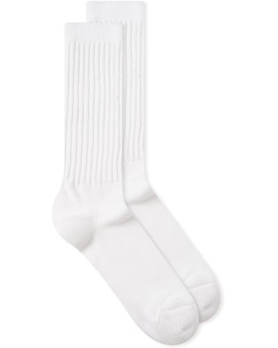 Anonymous Ism Tack Rib Crew Sock - White