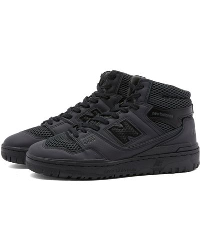 Junya Watanabe X New Balance Leather & Mesh Bb650 Sneake Sneakers - Black