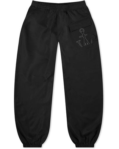 JW Anderson Twisted Logo Trouser - Black