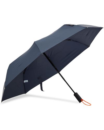 London Undercover Auto-Compact Umbrella - Blue