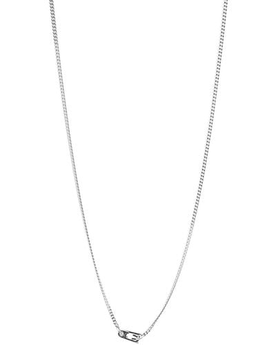 Miansai 2Mm Mini Annex Chain Necklace - Metallic
