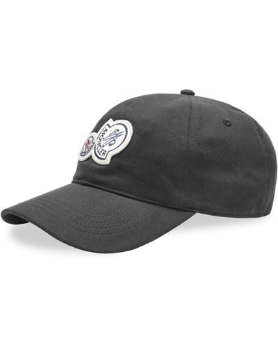 Moncler Double Logo Cap - Black