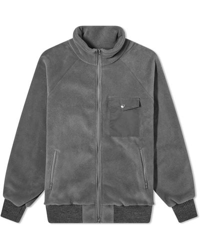Battenwear Warm Up Fleece Jacket - Gray