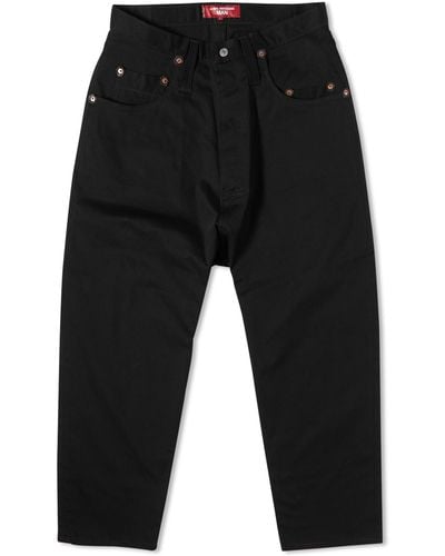 Junya Watanabe Junya Watanabe X Levi'S Stretch Cloth Low Crotch Jeans - Black
