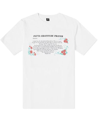 PATTA Prayer T-Shirt - White