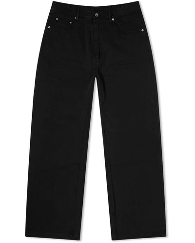 Rick Owens Geth Loose Fit Jeans - Black