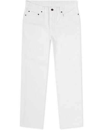 Beams Plus 5 Pocket Corduroy Pant - White