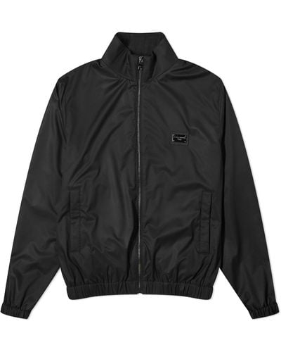 Dolce & Gabbana Technical Nylon Bomber Jacket - Black