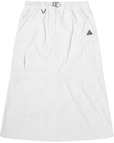 Nike Acg Zip Off Smith Summit Skirt - White