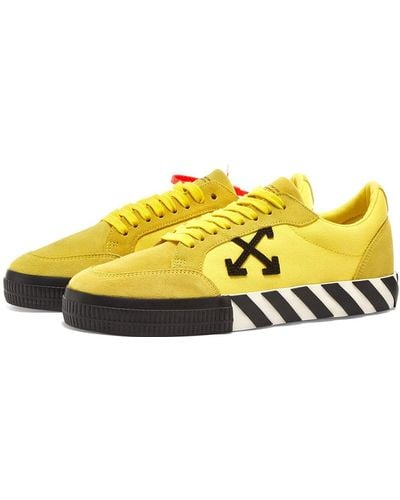 Off-White c/o Virgil Abloh Vulcanized Trainers For Men - Yellow