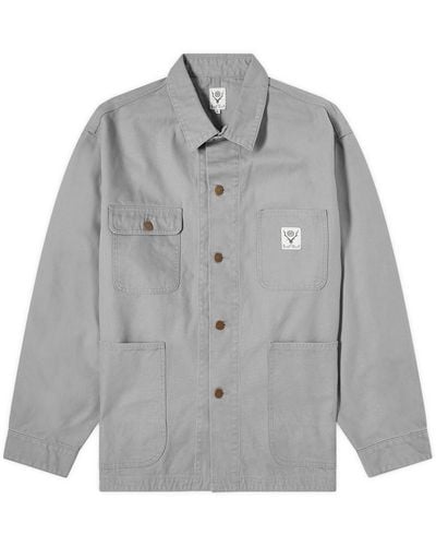 South2 West8 Coverall Jacket - Grey