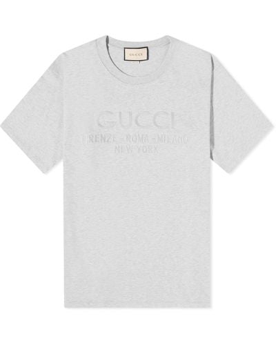 Gucci Cotton Jersey T-shirt - Grey