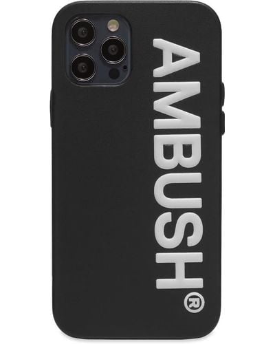 Ambush Logo Iphone 12 Pro Case - Black