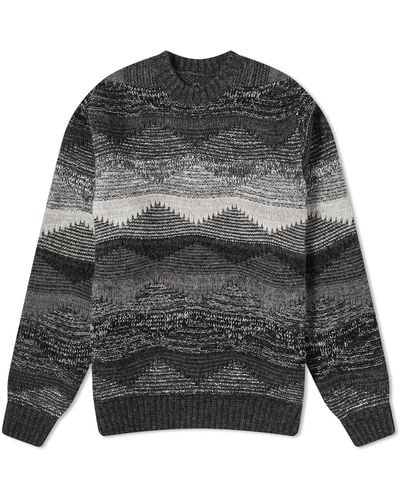 Sophnet Abstract Crew Knit - Gray
