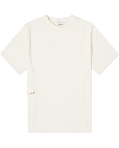 Forét Attire Resin T-Shirt - White