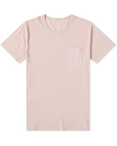 Officine Generale Pocket T-Shirt - Pink
