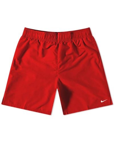Nike Swim 7" Volley Shorts College - Red