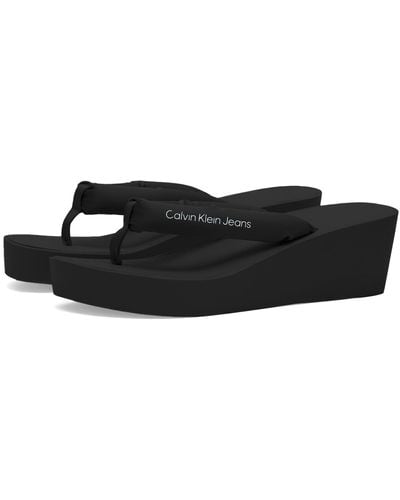 Calvin Klein Padded Flip Flop - Black