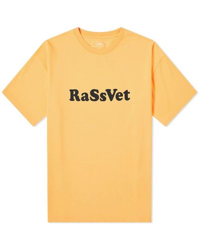 Rassvet (PACCBET) Airline Logo T-shirt - Orange