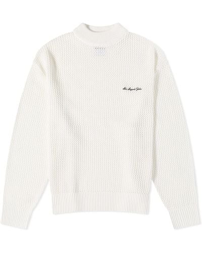 MKI Miyuki-Zoku Loose Gauge Knit Sweater - White
