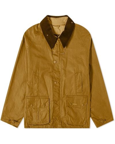 Barbour Heritage + Wax Deck Jacket - Brown