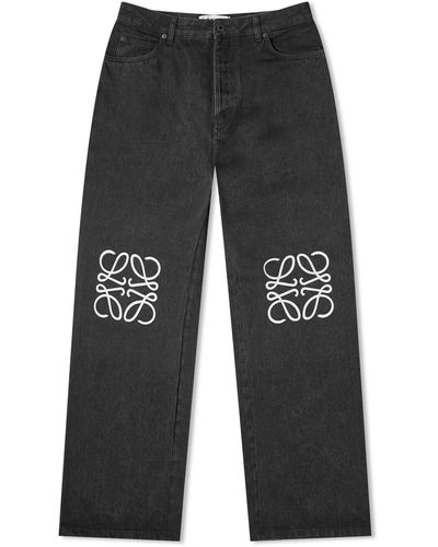 Loewe Anagram Jeans - Grey