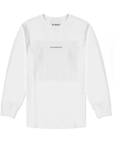 Han Kjobenhavn Long Sleeve Supper Boxy T-Shirt - White