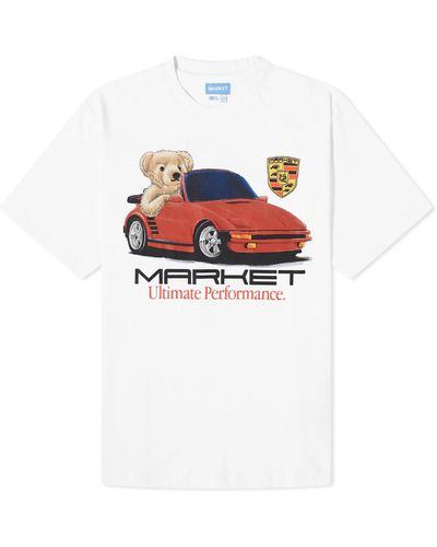 Market Ultimate Performance Bear T-Shirt - White
