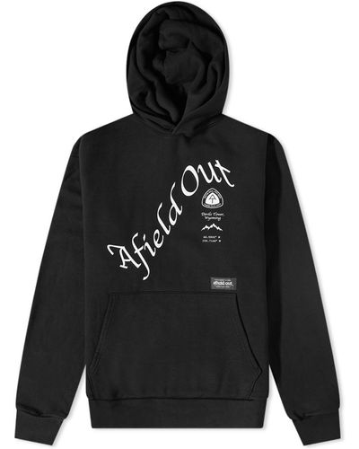 Afield Out Devils Tower Hoody - Black