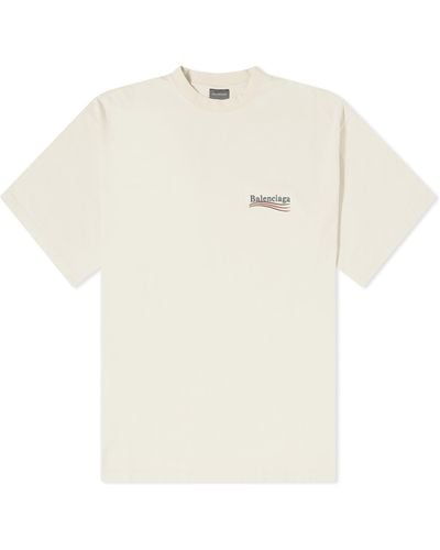 Balenciaga Political Campaign T-Shirt - White