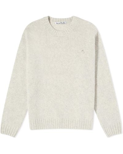 Acne Studios Kowy As Shetland Sweater - White