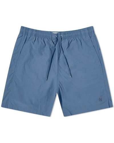 Norse Projects Hauge Swim Shorts - Blue