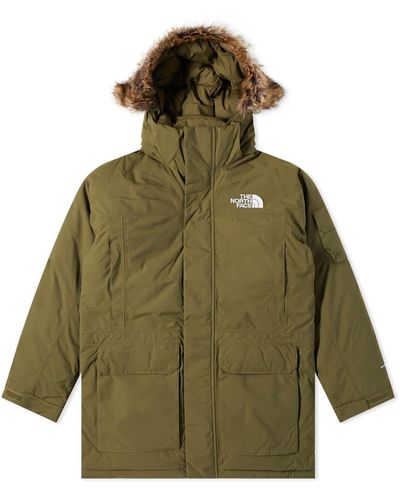 The North Face Recycled Mcmurdo Parka Jacket - Green